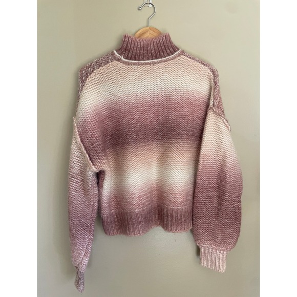 Rachel Zoe Women's Crew Neck Size M Wool Blend Striped Multi-Color Sweater L/S - Picture 10 of 10